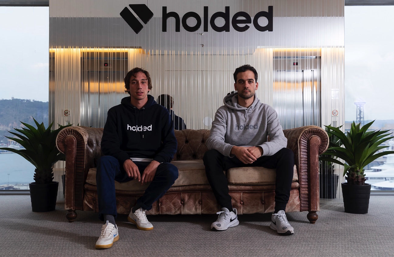 Holded founders Javi Fondevila and Bernat Ripoll (left to right)