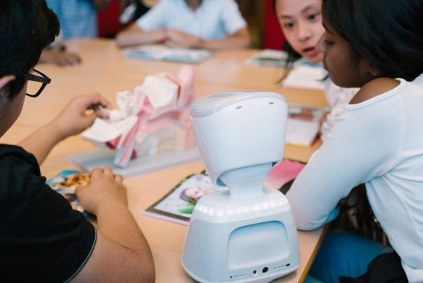 AV1 robot in the classroom