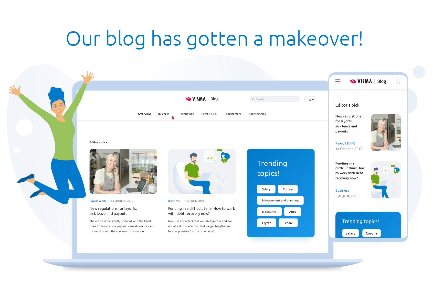 New look and feel on the Visma blog