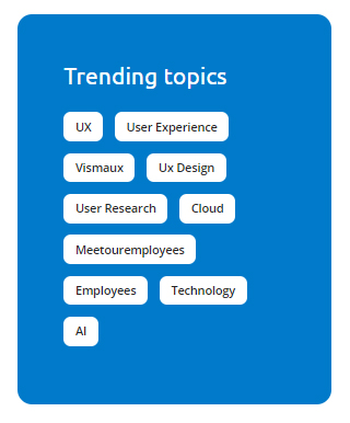 Trending topics module