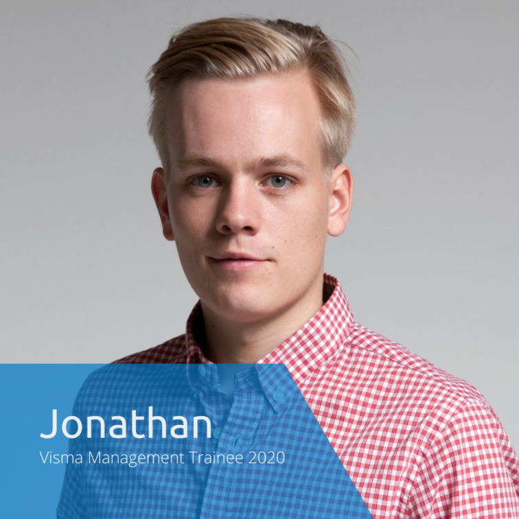 Get to know this year's Visma Management Trainees: Jonathan