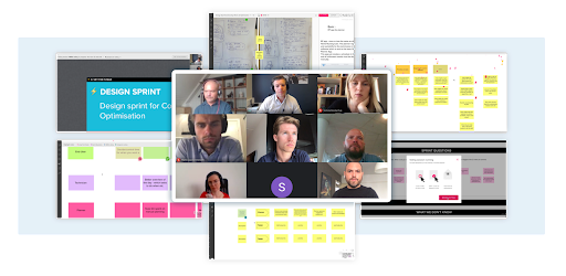 Insight into how the Design and UX team has worked with Mural for digital whiteboarding.